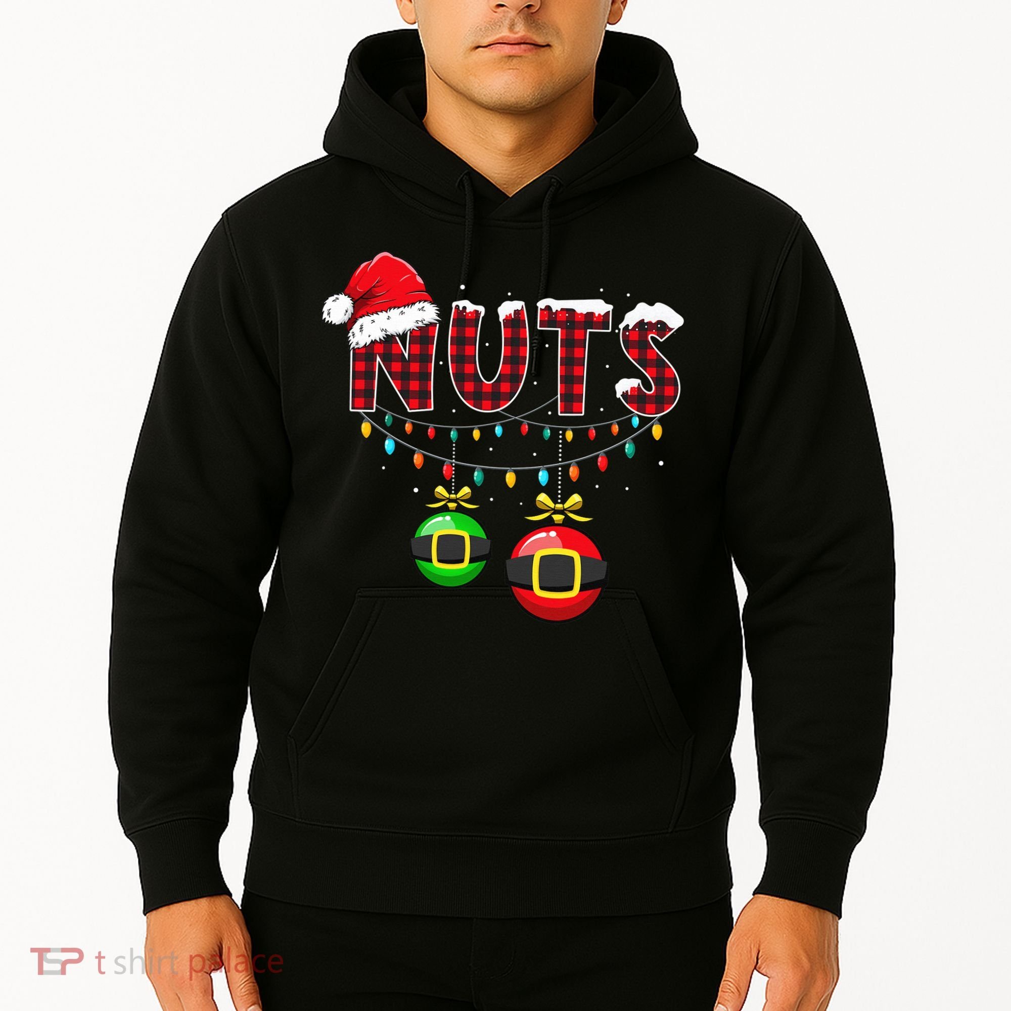Chest Nuts Funny Matching Chestnuts Christmas Couples Nuts  Hoodie