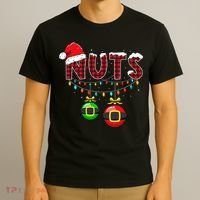 Chest Nuts Funny Matching Chestnuts Christmas Couples Nuts  T-Shirt thumb 3