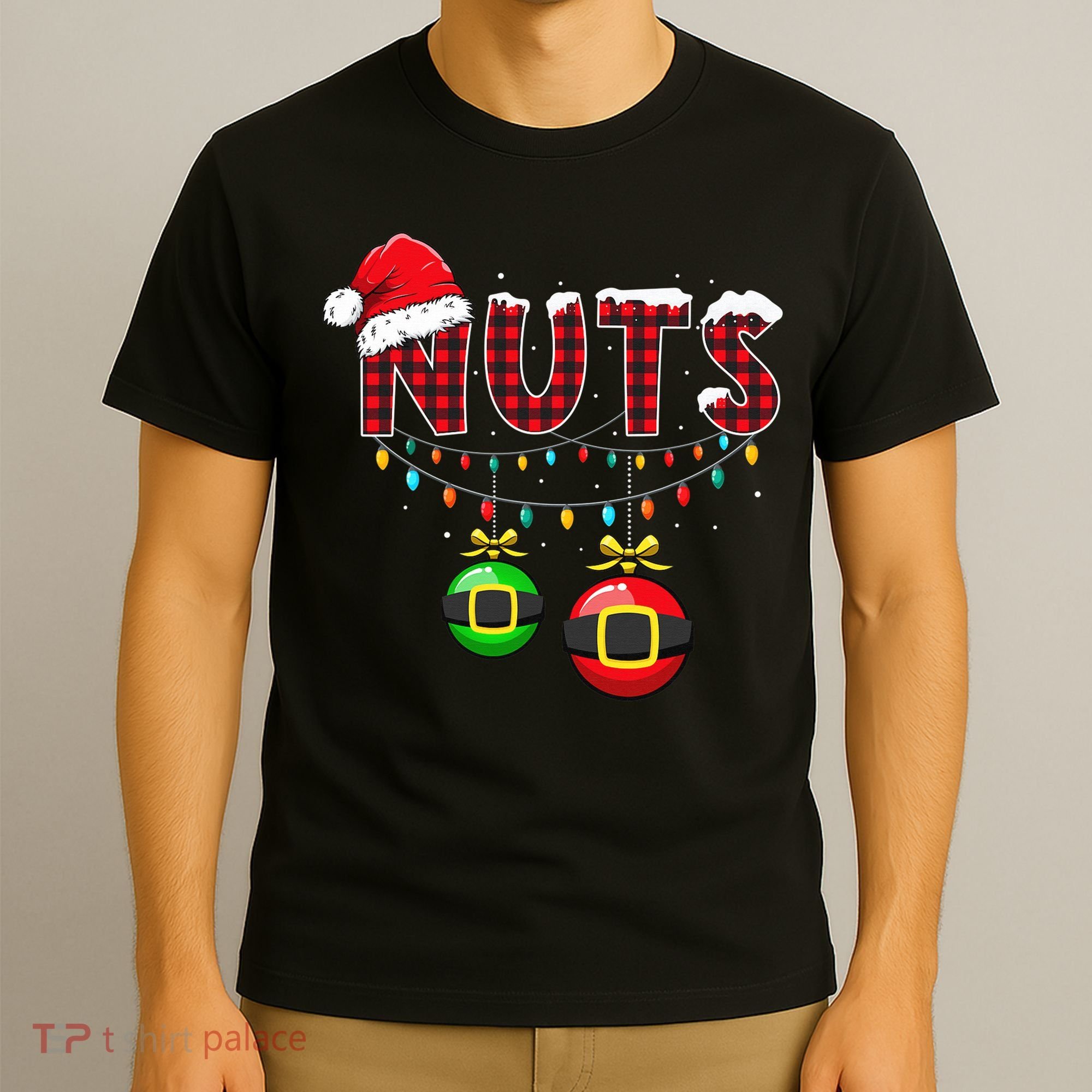 Chest Nuts Funny Matching Chestnuts Christmas Couples Nuts  T-Shirt