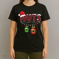 Chest Nuts Funny Matching Chestnuts Christmas Couples Nuts  T-Shirt thumb 4