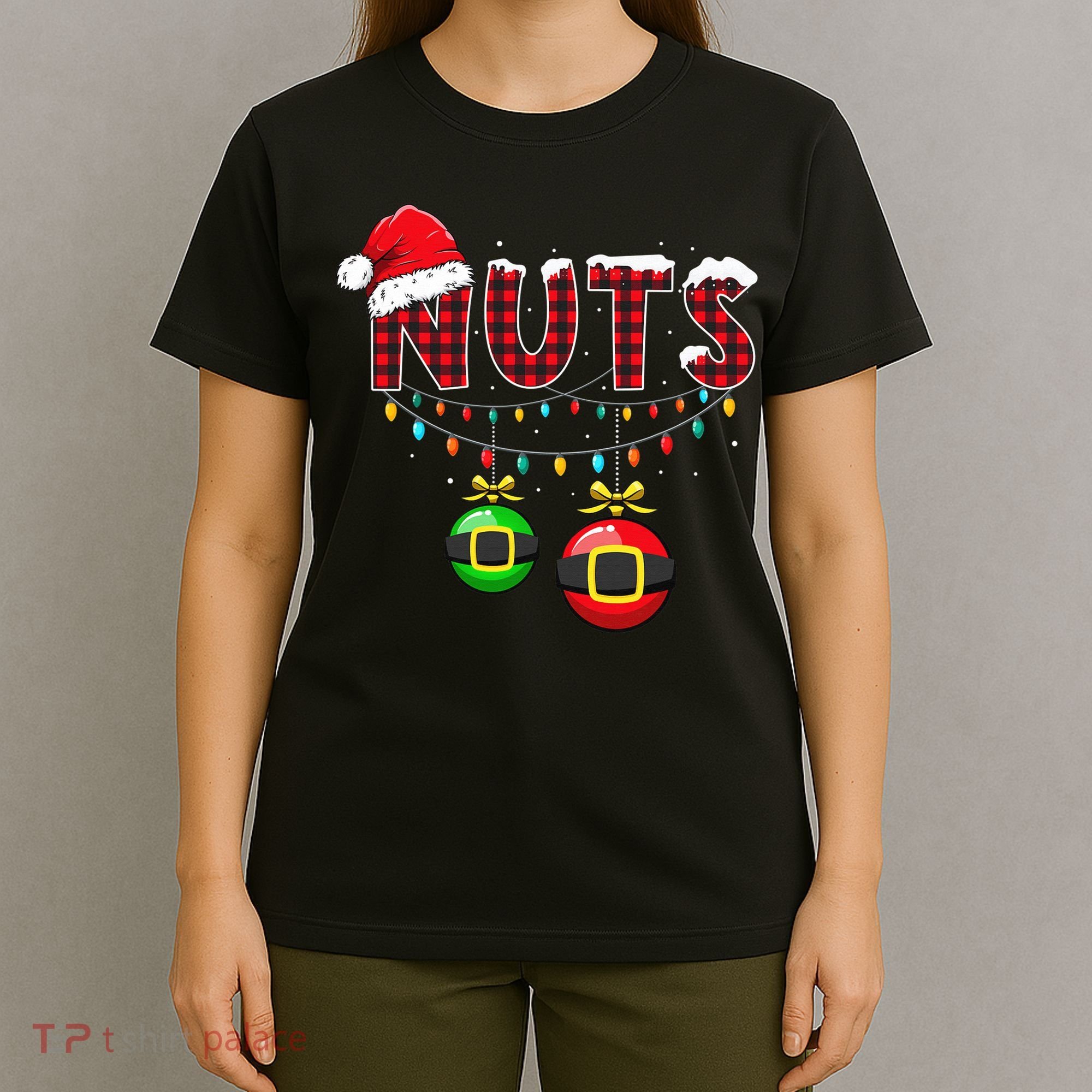 Chest Nuts Funny Matching Chestnuts Christmas Couples Nuts  T-Shirt