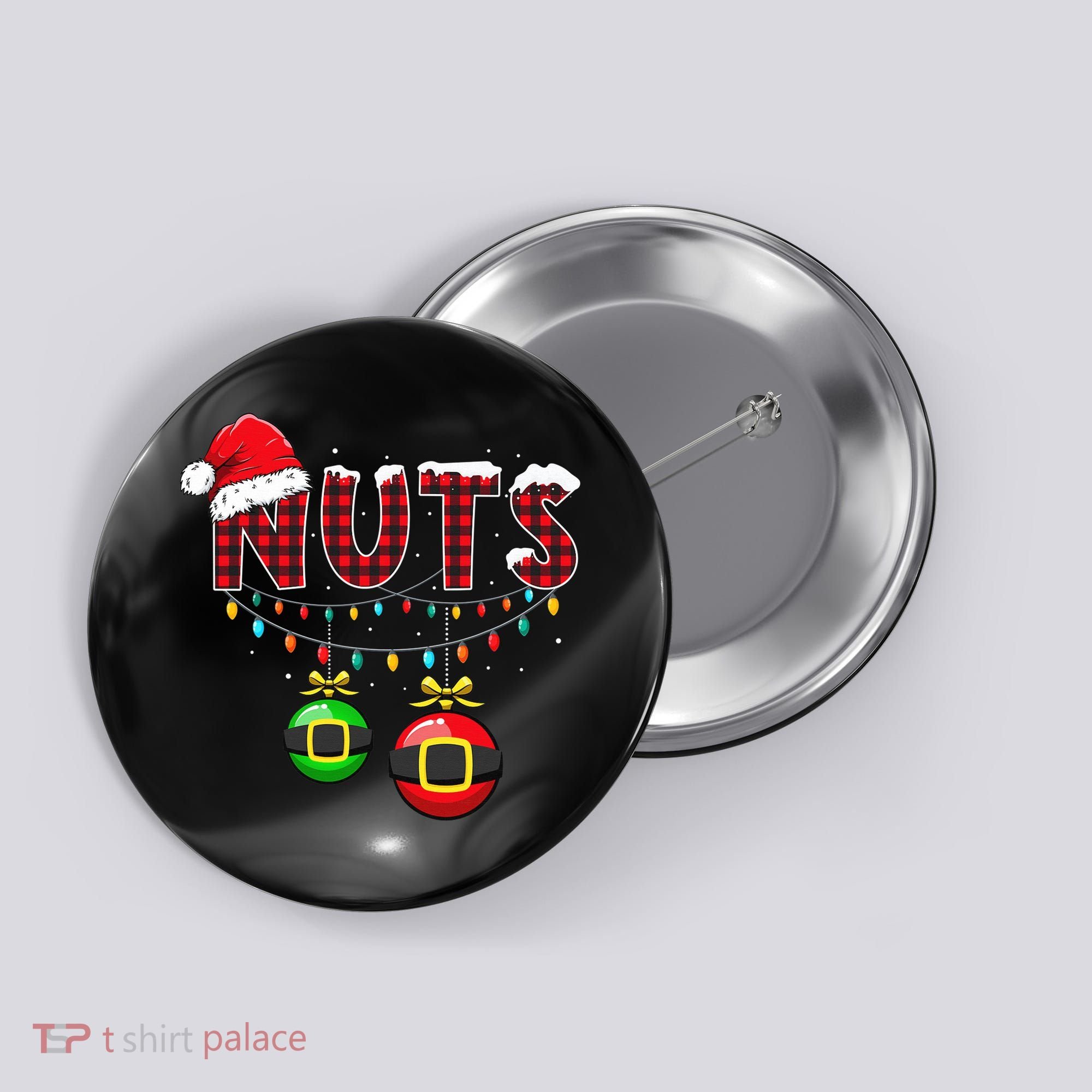 Chest Nuts Funny Matching Chestnuts Christmas Couples Nuts  Button