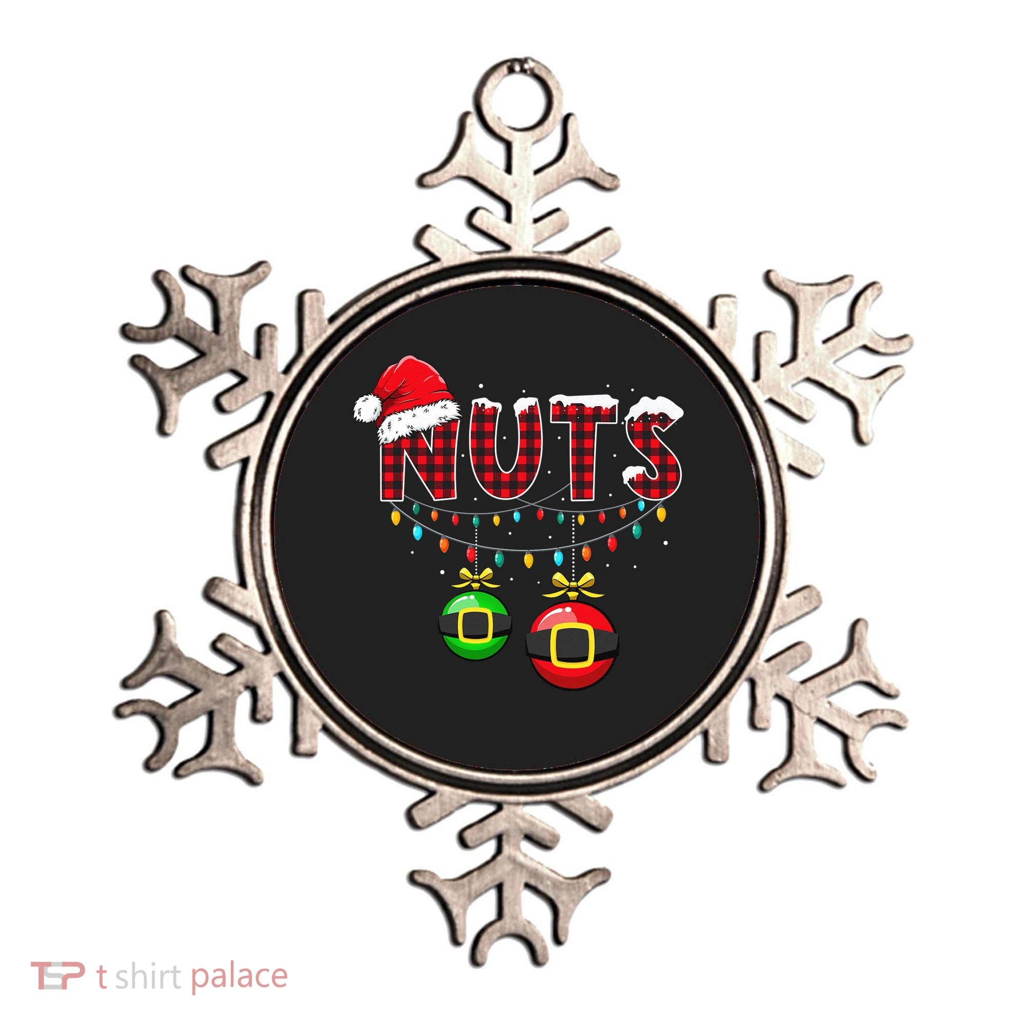 Chest Nuts Funny Matching Chestnuts Christmas Couples Nuts  Ornament