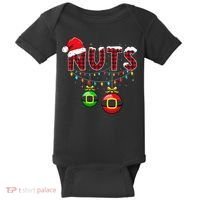 Chest Nuts Funny Matching Chestnuts Christmas Couples Nuts  Baby Bodysuit thumb 0