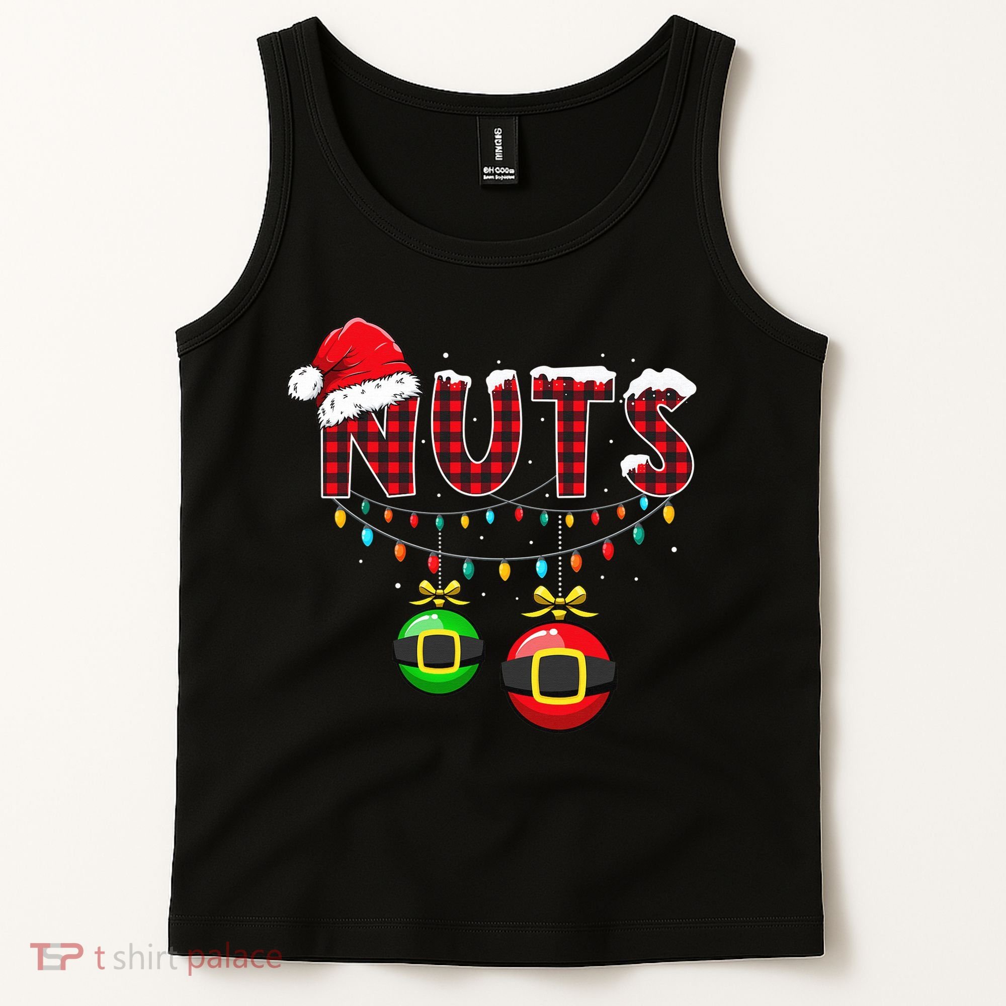 Chest Nuts Funny Matching Chestnuts Christmas Couples Nuts  Tank Top