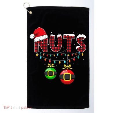 Chest Nuts Funny Matching Chestnuts Christmas Couples Nuts  Golf Towel