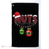 Chest Nuts Funny Matching Chestnuts Christmas Couples Nuts  Golf Towel thumb 0
