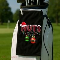 Chest Nuts Funny Matching Chestnuts Christmas Couples Nuts  Golf Towel thumb 2