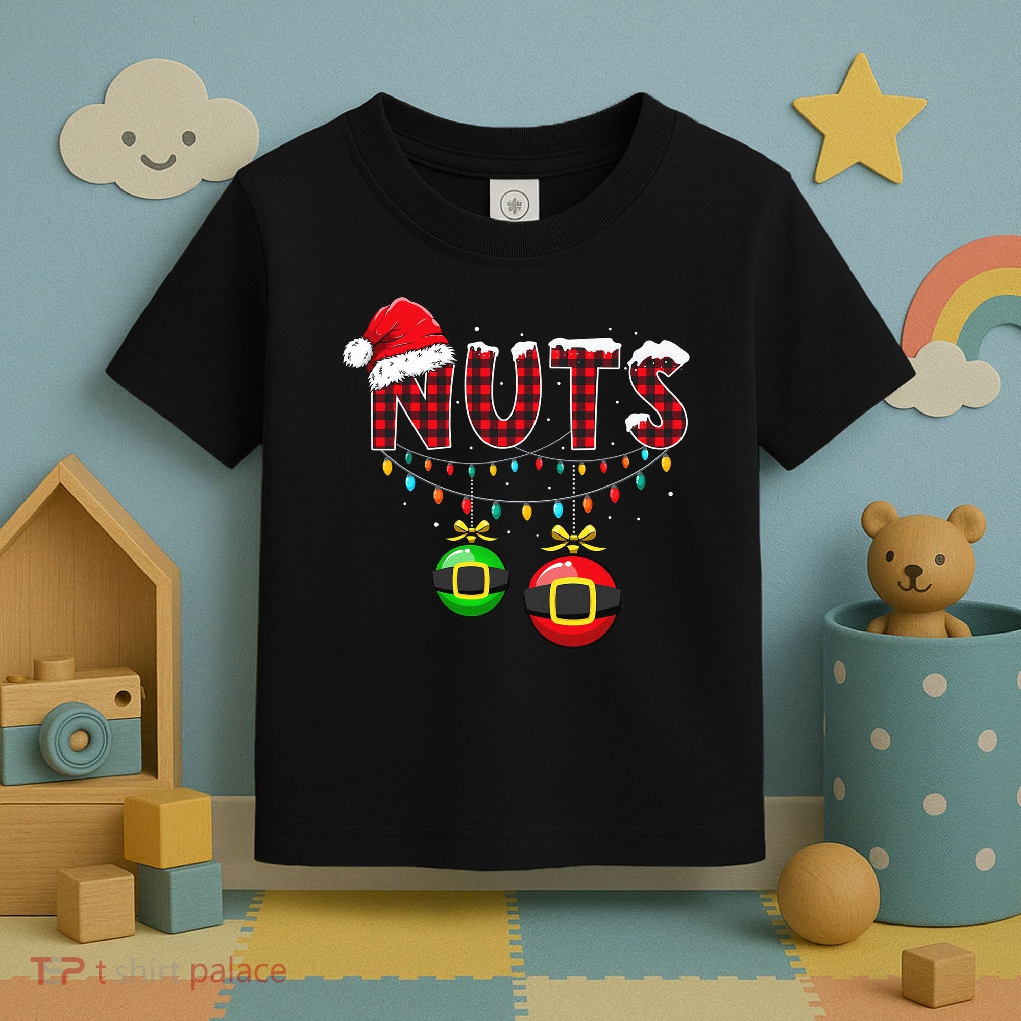 Chest Nuts Funny Matching Chestnuts Christmas Couples Nuts  Toddler T-Shirt