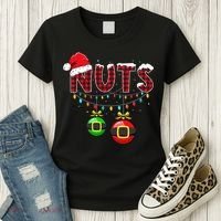 Chest Nuts Funny Matching Chestnuts Christmas Couples Nuts  Women's T-Shirt thumb 3
