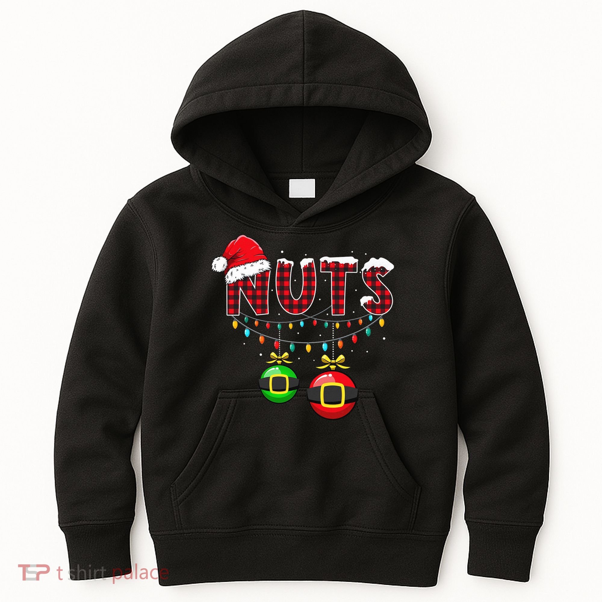 Chest Nuts Funny Matching Chestnuts Christmas Couples Nuts  Kids Hoodie