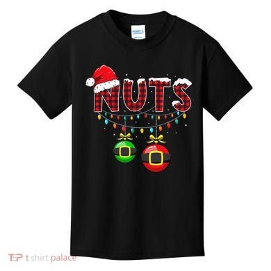 Chest Nuts Funny Matching Chestnuts Christmas Couples Nuts  Kids T-Shirt