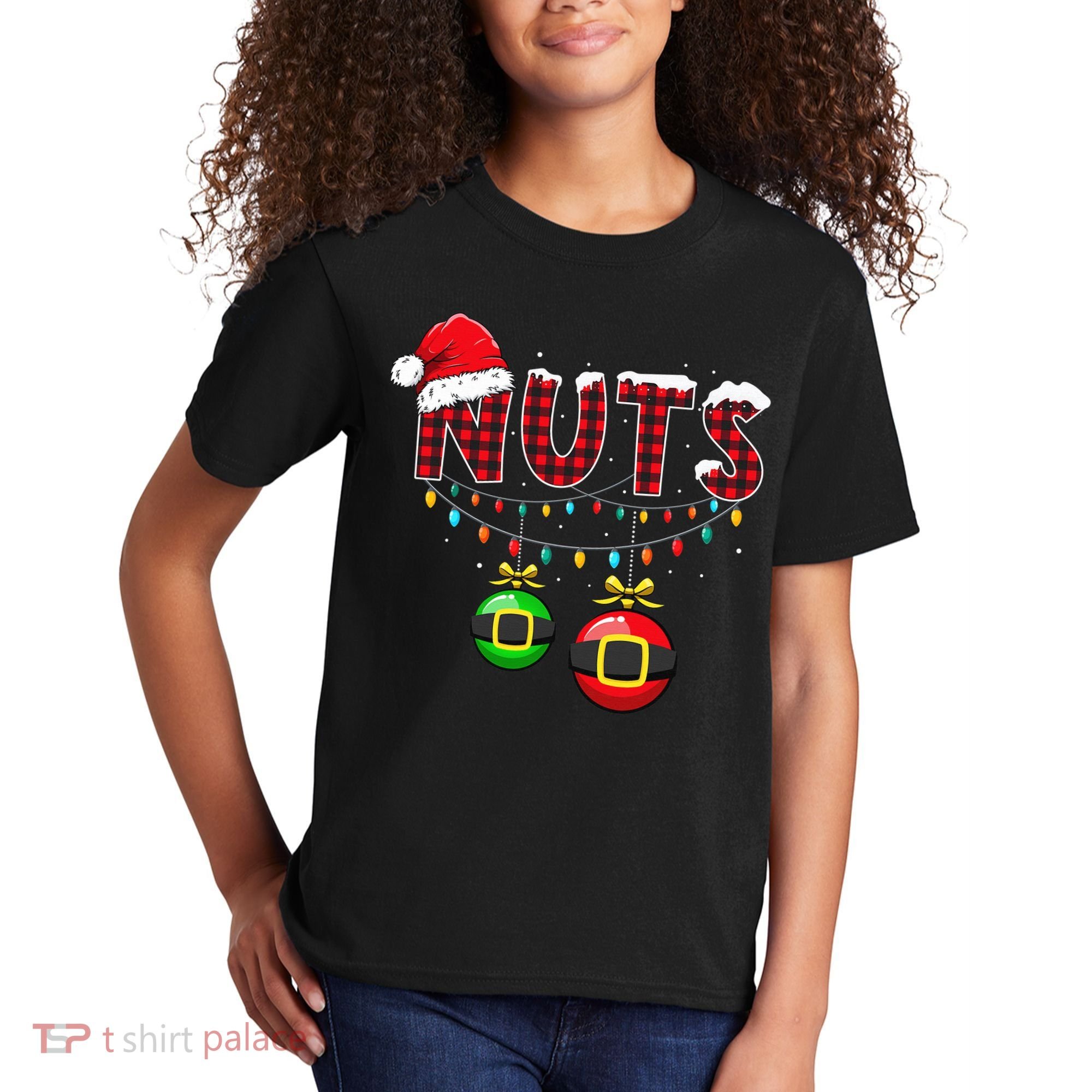 Chest Nuts Funny Matching Chestnuts Christmas Couples Nuts  Kids T-Shirt