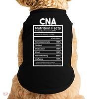 CNA Nutrition Facts Certified Nursing Assistant Doggie Tank thumb 0