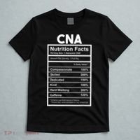 CNA Nutrition Facts Certified Nursing Assistant T-Shirt thumb 5
