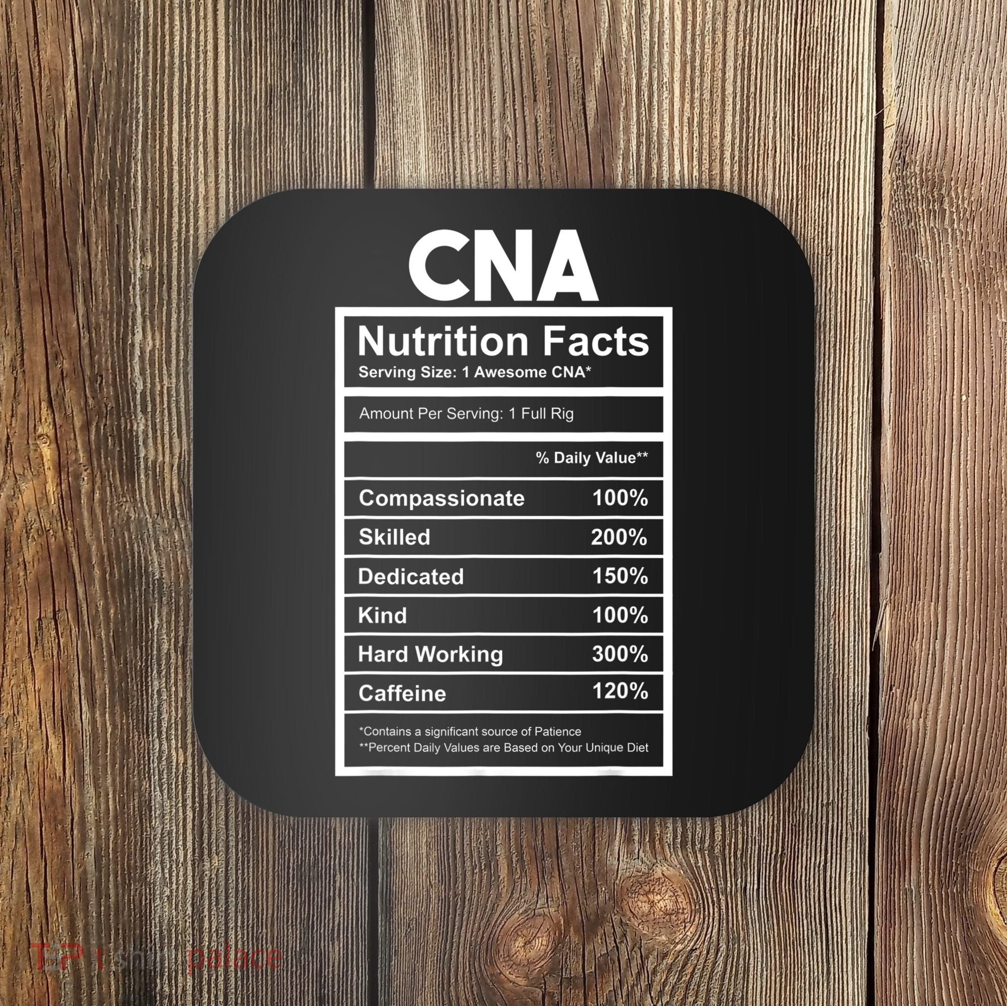 CNA Nutrition Facts Certified Nursing Assistant Coaster