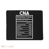 CNA Nutrition Facts Certified Nursing Assistant Mousepad thumb 0