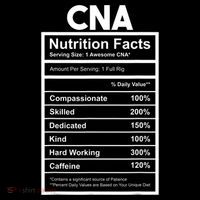 CNA Nutrition Facts Certified Nursing Assistant Baby Bodysuit thumb 2