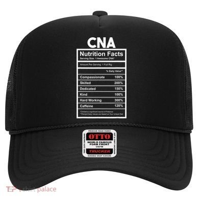 CNA Nutrition Facts Certified Nursing Assistant Hat