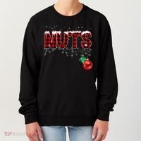Chest Nuts Funny Matching Chestnuts Christmas Couples Women's Sweatshirt thumb 0