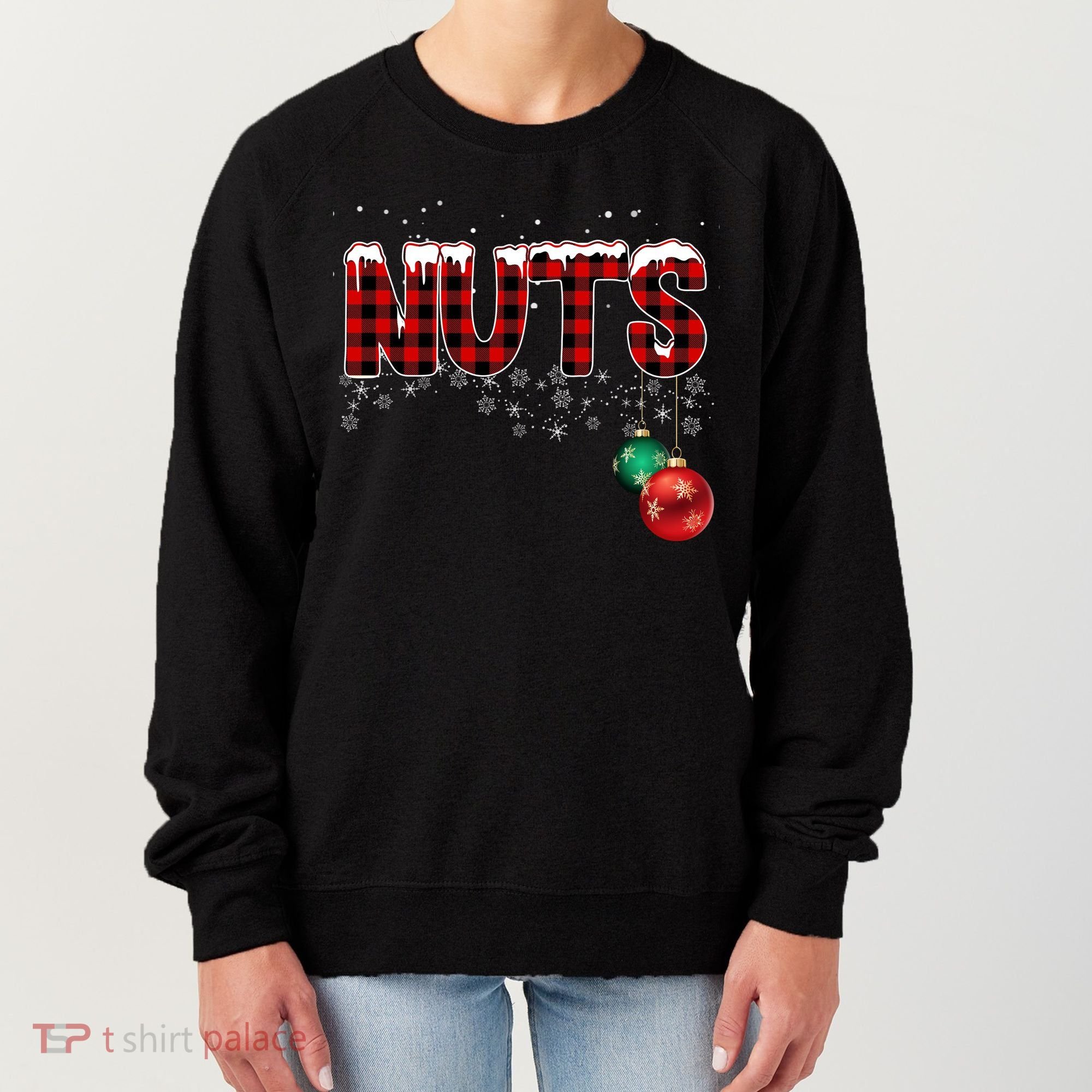 Chest Nuts Funny Matching Chestnuts Christmas Couples Women's Sweatshirt