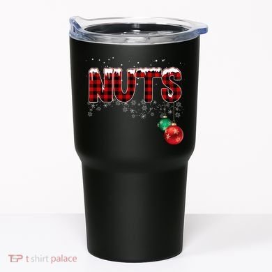 Chest Nuts Funny Matching Chestnuts Christmas Couples Tumbler