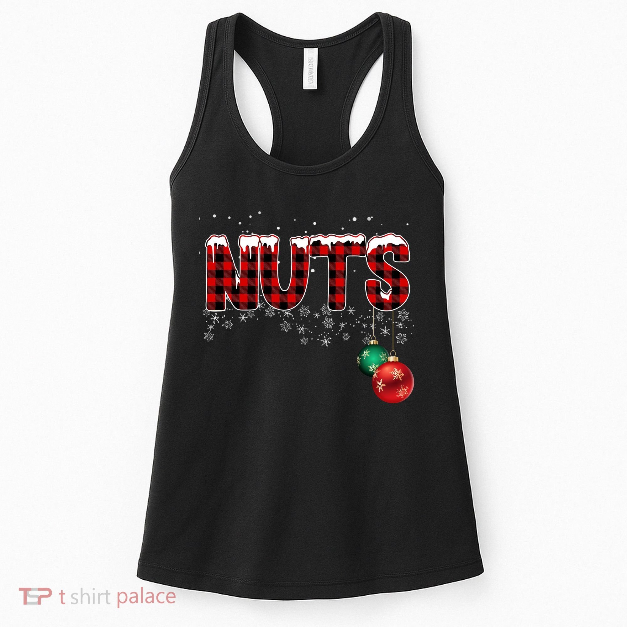 Chest Nuts Funny Matching Chestnuts Christmas Couples Women's Tank Top