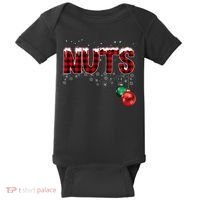 Chest Nuts Funny Matching Chestnuts Christmas Couples Baby Bodysuit thumb 0