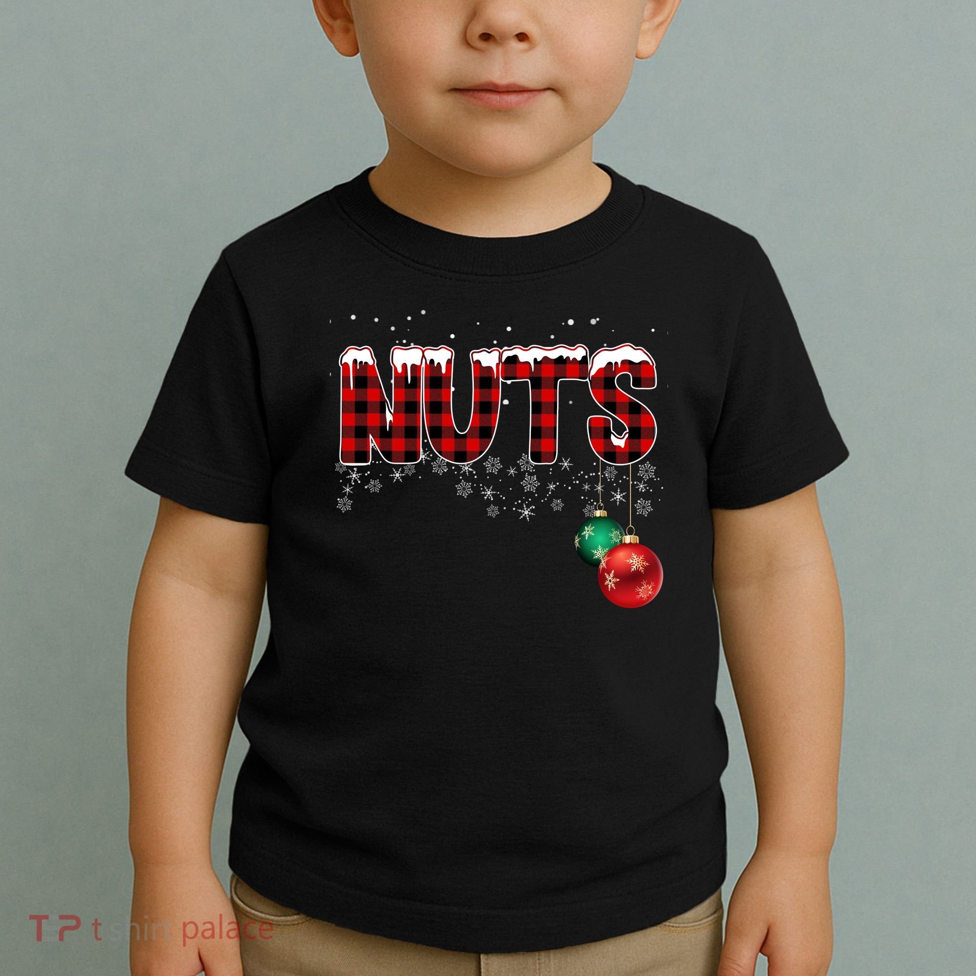 Chest Nuts Funny Matching Chestnuts Christmas Couples Toddler T-Shirt
