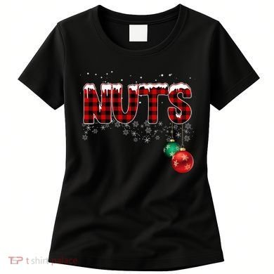 Chest Nuts Funny Matching Chestnuts Christmas Couples Women's T-Shirt