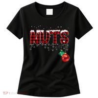Chest Nuts Funny Matching Chestnuts Christmas Couples Women's T-Shirt thumb 0