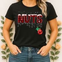 Chest Nuts Funny Matching Chestnuts Christmas Couples Women's T-Shirt thumb 2