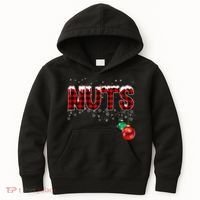 Chest Nuts Funny Matching Chestnuts Christmas Couples Kids Hoodie thumb 0