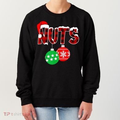 Chest Nuts Funny Matching Chestnuts Christmas Couples Nuts Women's Sweatshirt