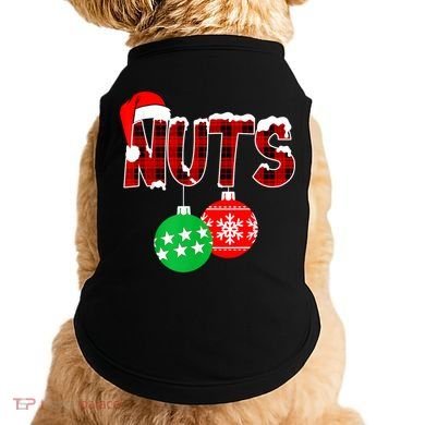 Chest Nuts Funny Matching Chestnuts Christmas Couples Nuts Doggie Tank