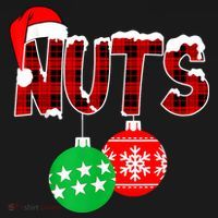 Chest Nuts Funny Matching Chestnuts Christmas Couples Nuts USA-Made Doggie Bandana thumb 2