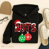 Chest Nuts Funny Matching Chestnuts Christmas Couples Nuts Hoodie thumb 4
