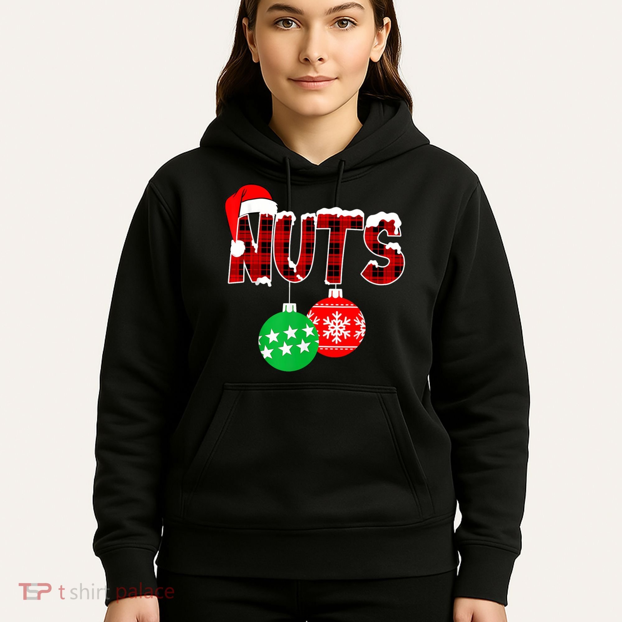 Chest Nuts Funny Matching Chestnuts Christmas Couples Nuts Hoodie