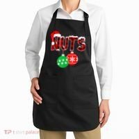 Chest Nuts Funny Matching Chestnuts Christmas Couples Nuts Apron thumb 2