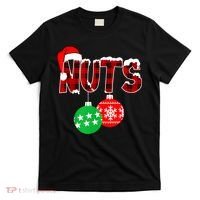 Chest Nuts Funny Matching Chestnuts Christmas Couples Nuts T-Shirt thumb 0