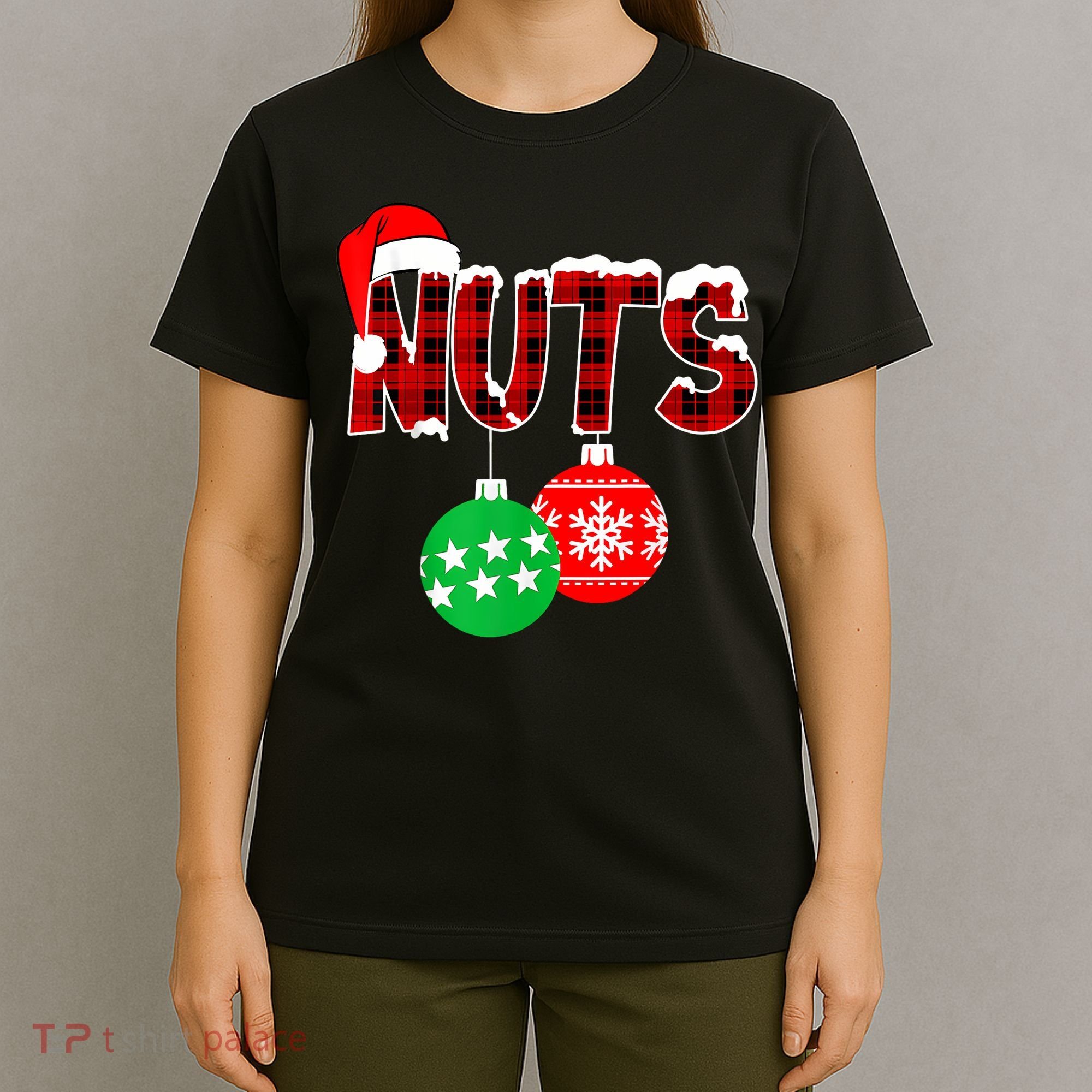 Chest Nuts Funny Matching Chestnuts Christmas Couples Nuts T-Shirt