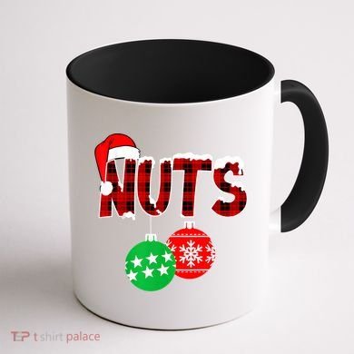 Chest Nuts Funny Matching Chestnuts Christmas Couples Nuts Coffee Mug back
