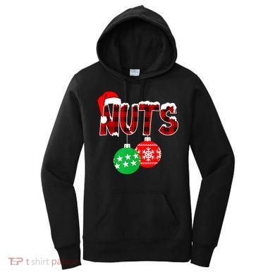 Chest Nuts Funny Matching Chestnuts Christmas Couples Nuts Women's Hoodie