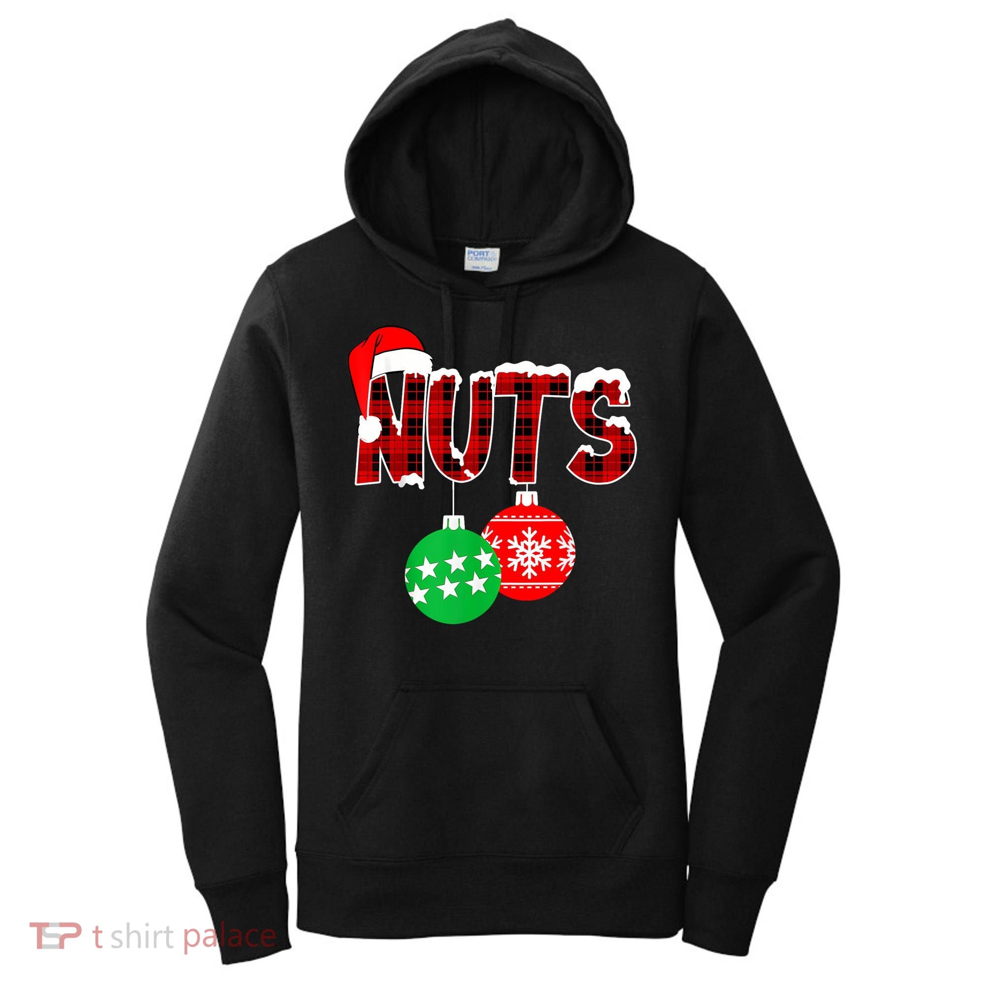 Chest Nuts Funny Matching Chestnuts Christmas Couples Nuts Women's Hoodie