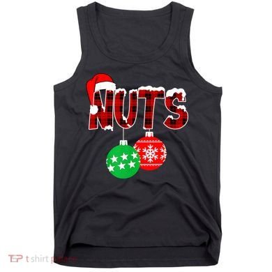 Chest Nuts Funny Matching Chestnuts Christmas Couples Nuts Tank Top