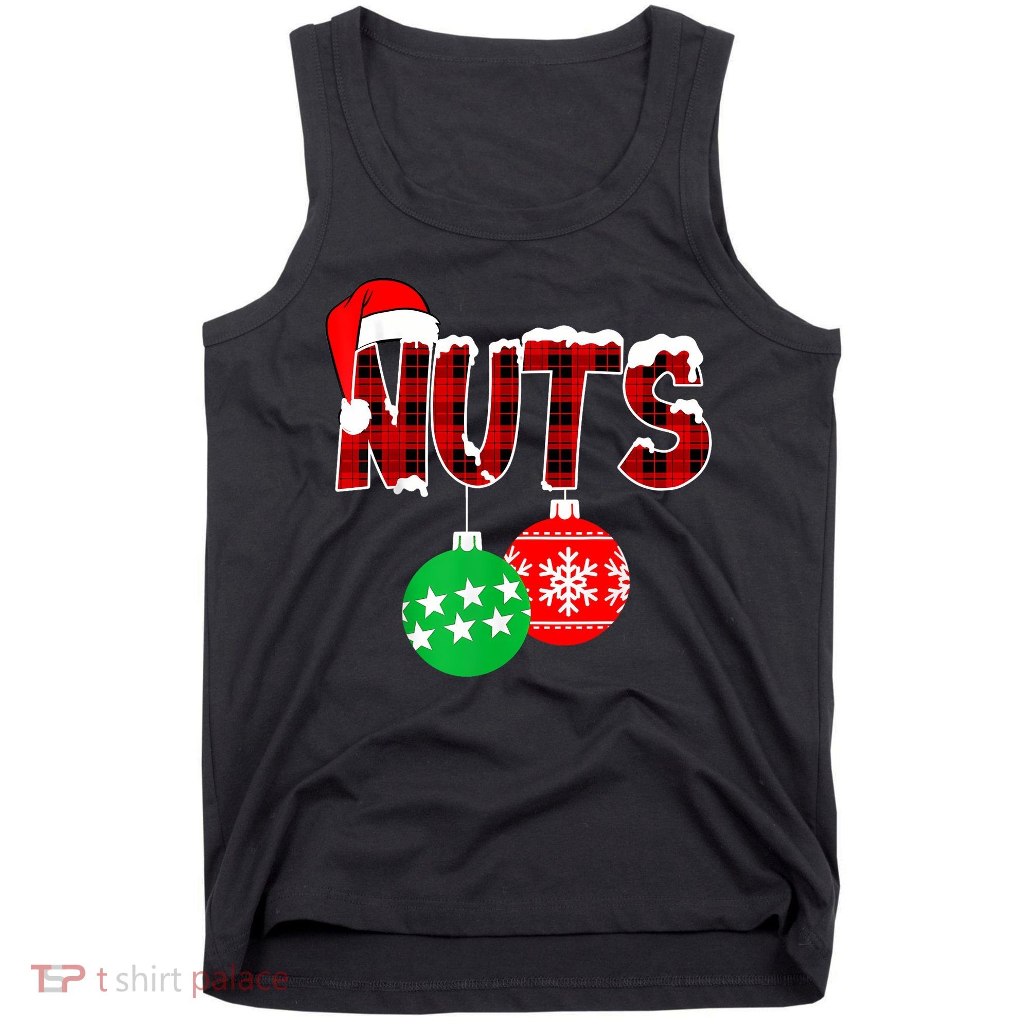 Chest Nuts Funny Matching Chestnuts Christmas Couples Nuts Tank Top