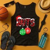 Chest Nuts Funny Matching Chestnuts Christmas Couples Nuts Tank Top thumb 4