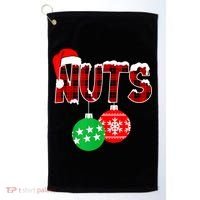 Chest Nuts Funny Matching Chestnuts Christmas Couples Nuts Golf Towel thumb 0