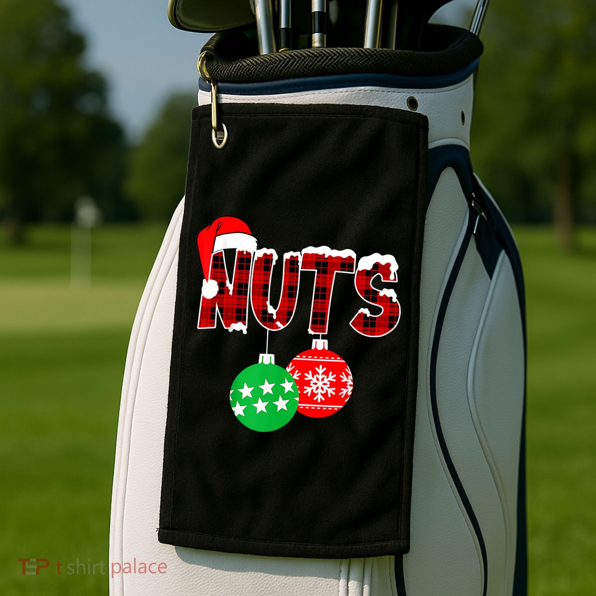 Chest Nuts Funny Matching Chestnuts Christmas Couples Nuts Golf Towel