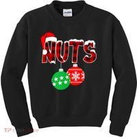 Chest Nuts Funny Matching Chestnuts Christmas Couples Nuts Kids Sweatshirt thumb 0